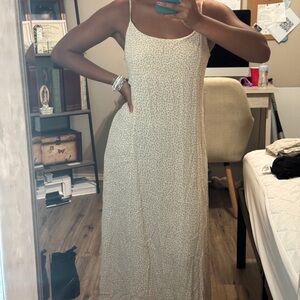 Brandy Melville Cream Maxi Dress